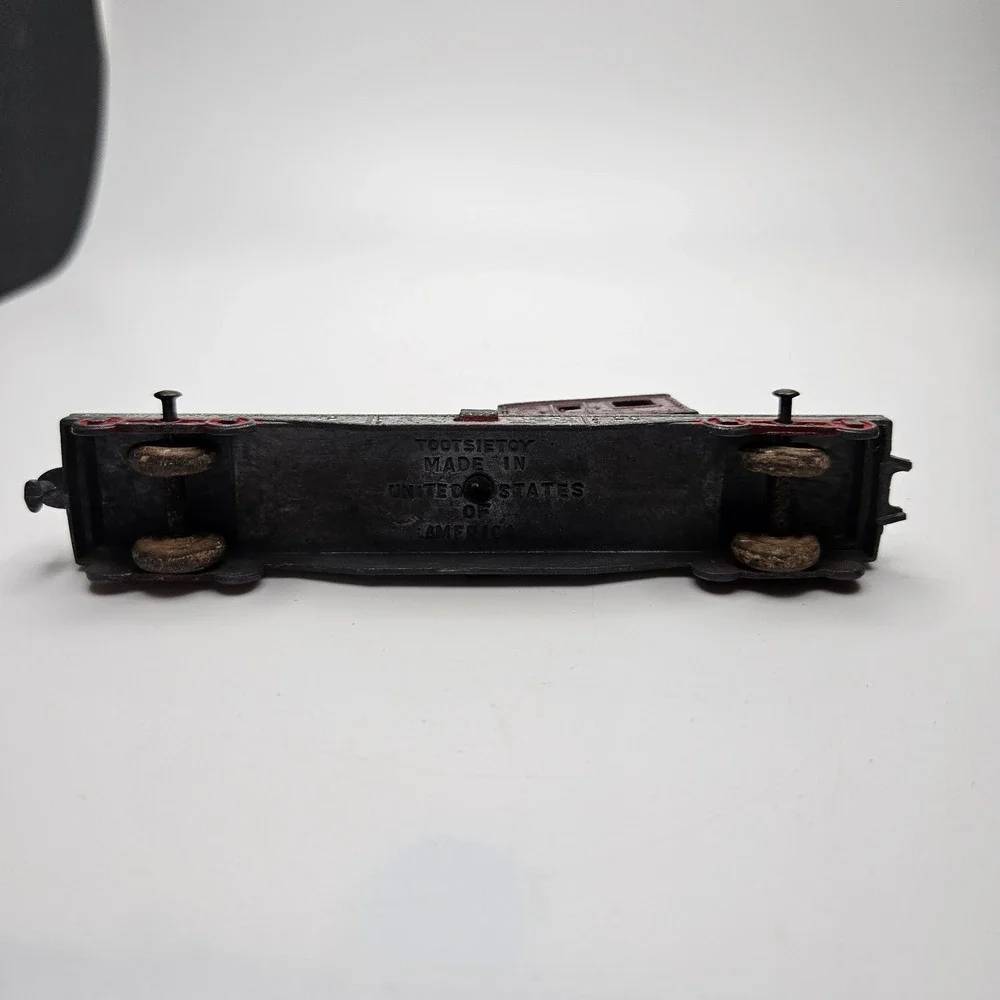 Vintage Tootsietoy Railroad Crane Car Diecast Metal Train Car USA 1938‎